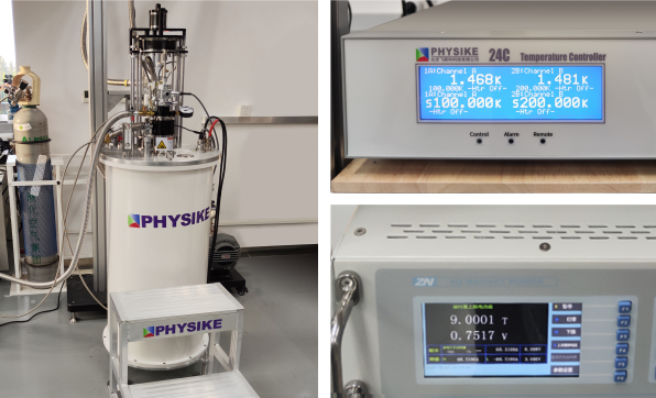低振動干式變溫超導磁體安裝成功
